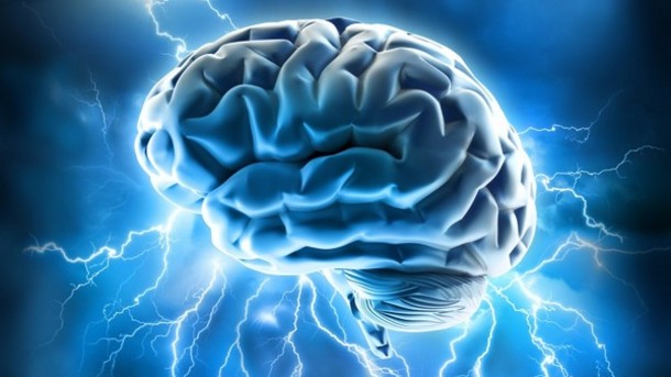 Vision d'artiste du pouvoir de l'esprit : un cerveau éléctrisé